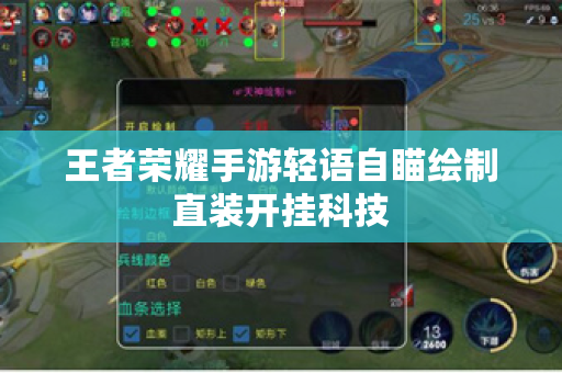 王者荣耀手游轻语自瞄绘制直装开挂科技